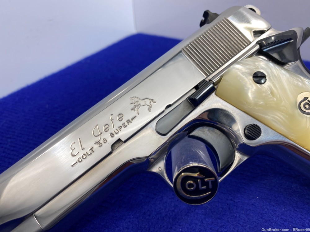 1992 Colt Government El Jefe .38 Super SS 5" *AMAZING EL SERIES 1 of 500*-img-8