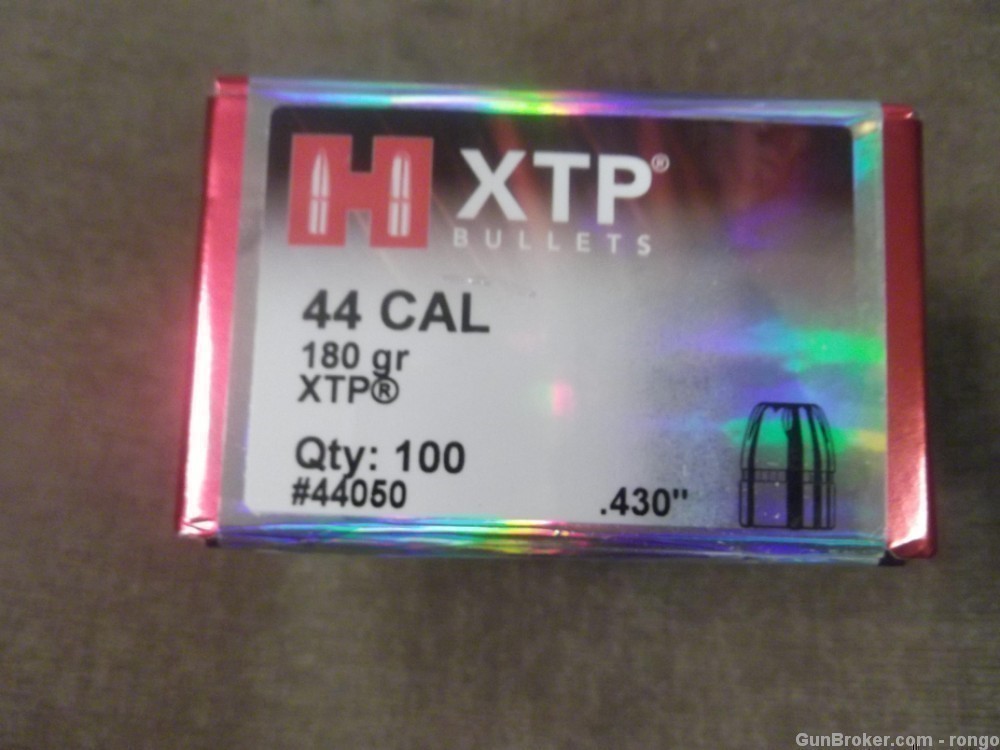 44 HORNADY XTP 180 gr bullets-img-1