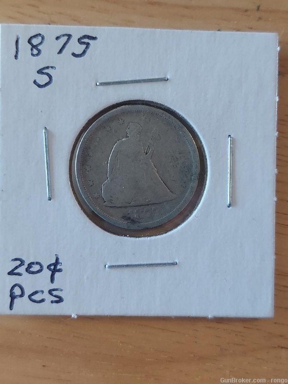 1875-s 20 CENT PIECE  (K1)-img-0