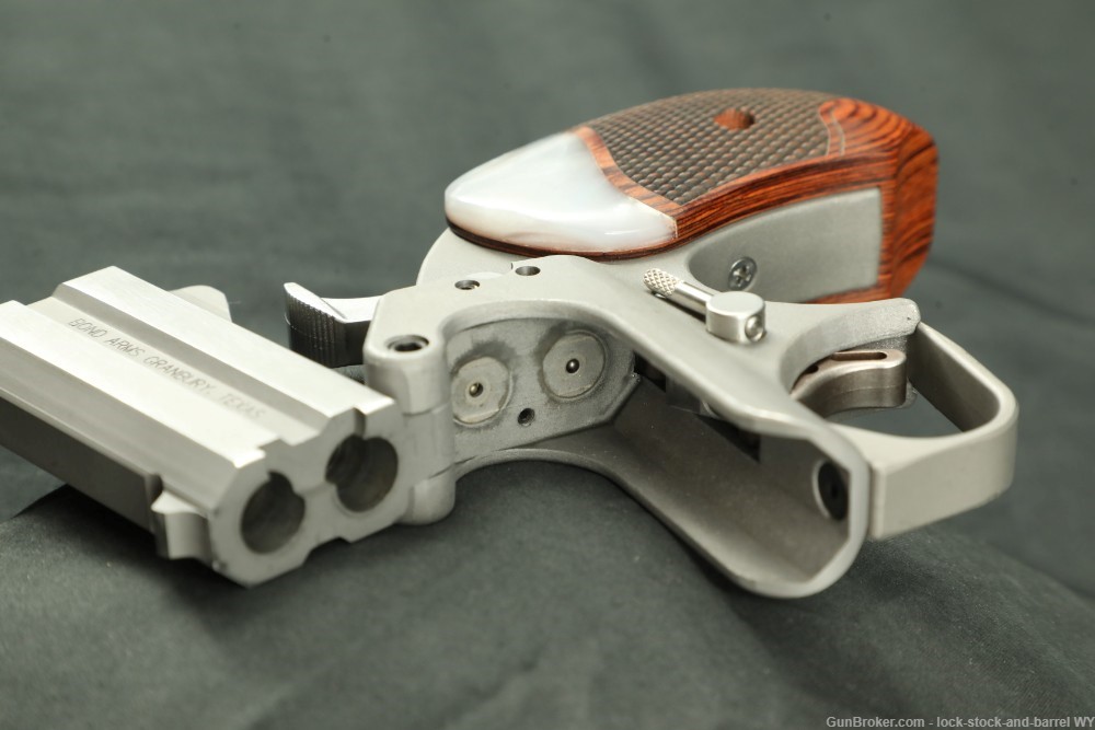 Bond Arms Roughneck Defender 9mm Double Barrel Derringer Pistol w/ Box-img-10