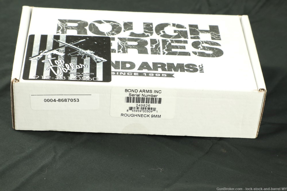 Bond Arms Roughneck Defender 9mm Double Barrel Derringer Pistol w/ Box-img-25