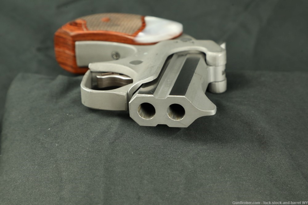 Bond Arms Roughneck Defender 9mm Double Barrel Derringer Pistol w/ Box-img-8