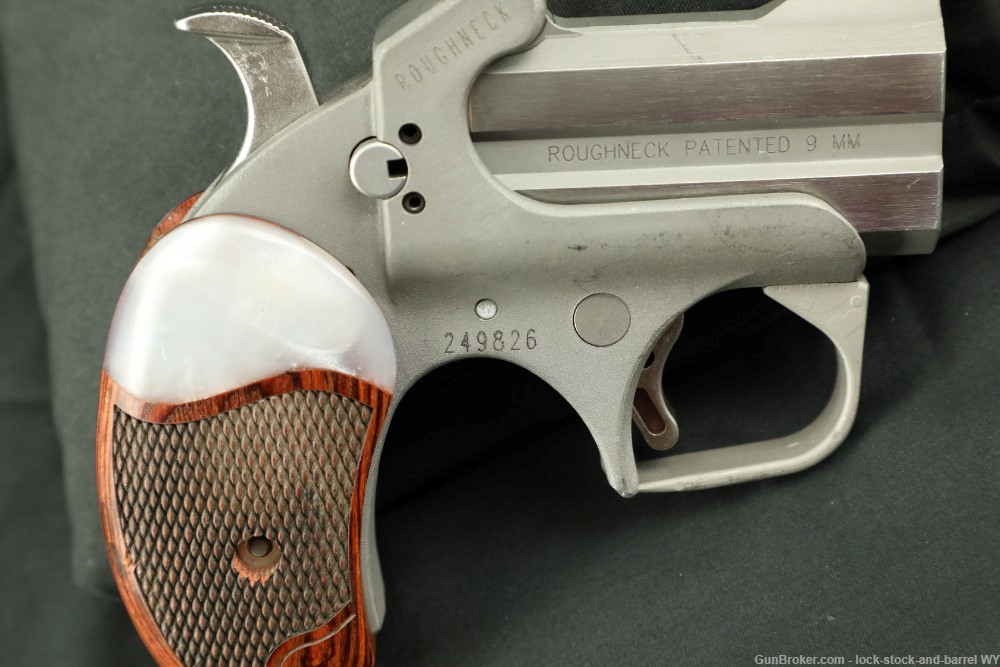 Bond Arms Roughneck Defender 9mm Double Barrel Derringer Pistol w/ Box-img-12