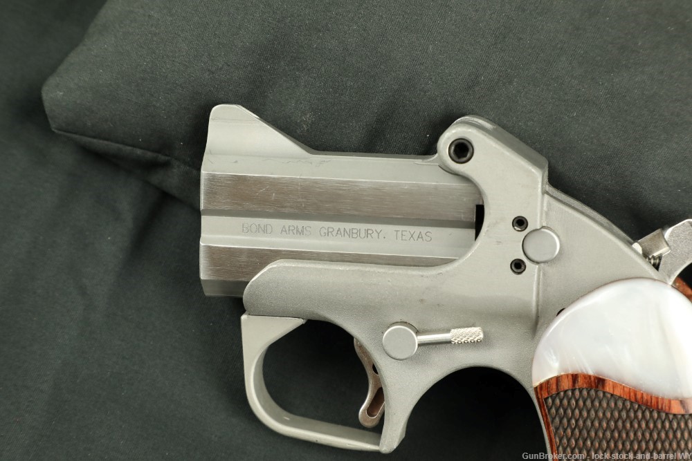 Bond Arms Roughneck Defender 9mm Double Barrel Derringer Pistol w/ Box-img-14