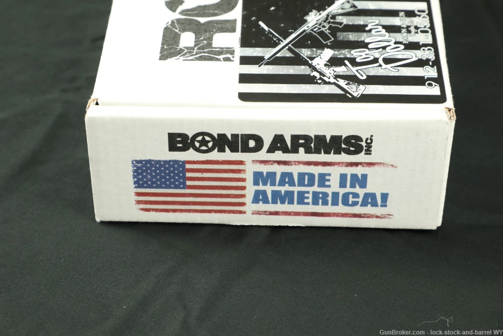 Bond Arms Roughneck Defender 9mm Double Barrel Derringer Pistol w/ Box-img-24