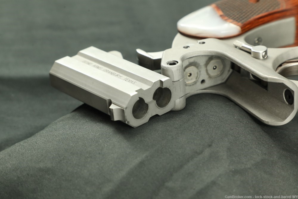 Bond Arms Roughneck Defender 9mm Double Barrel Derringer Pistol w/ Box-img-9