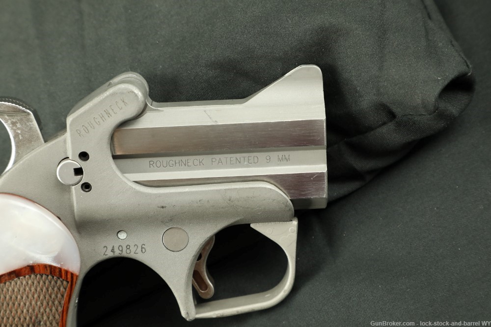 Bond Arms Roughneck Defender 9mm Double Barrel Derringer Pistol w/ Box-img-13
