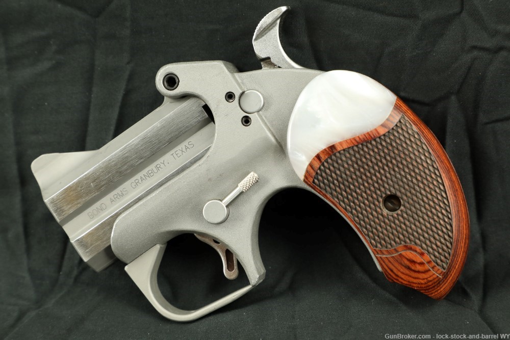 Bond Arms Roughneck Defender 9mm Double Barrel Derringer Pistol w/ Box-img-4