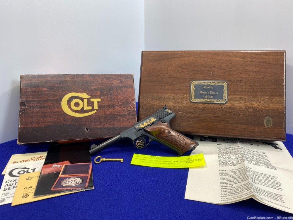 1983 Colt Huntsman .22LR *VERY RARE "S" MASTERS SPECIAL EDITION* 1 of 400-img-0