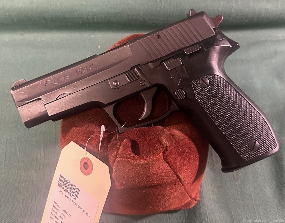 Sig Sauer P226, used, 9MM caliber, 4.25 inch blued barrel with box-img-5
