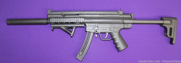 GERMAN SPORT GUNS GSG-16 .22LR HV W/ ONE 25 RD MAGAZINE-img-0