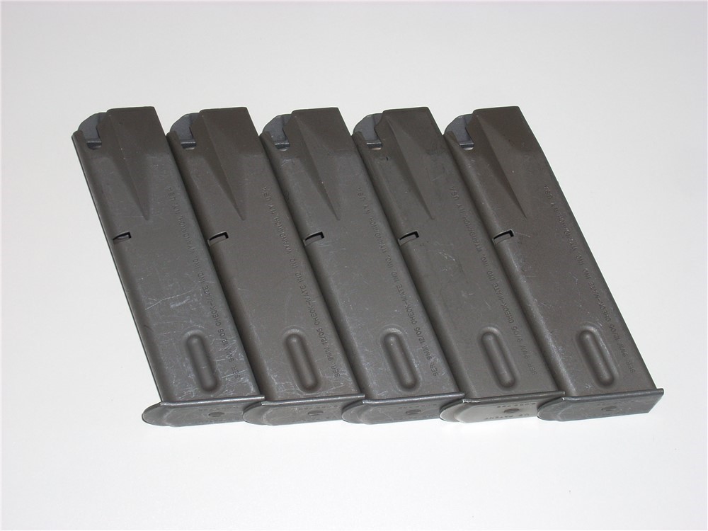 USGI Beretta M9 magazines 15 rd MILSPEC  new 5 - PACK BLOW OUT $59-img-3