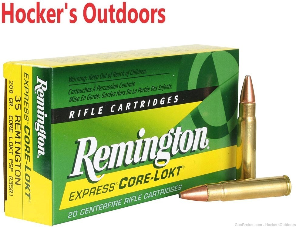 Remington R35R2, 35 Remington, Core-Lokt SP, 200 GR, 2080 fps-img-0