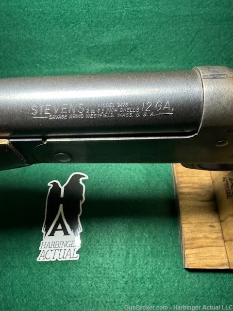 Stevens model 9478, single 12-gauge, 30" with 3" chamber & M choke-img-7
