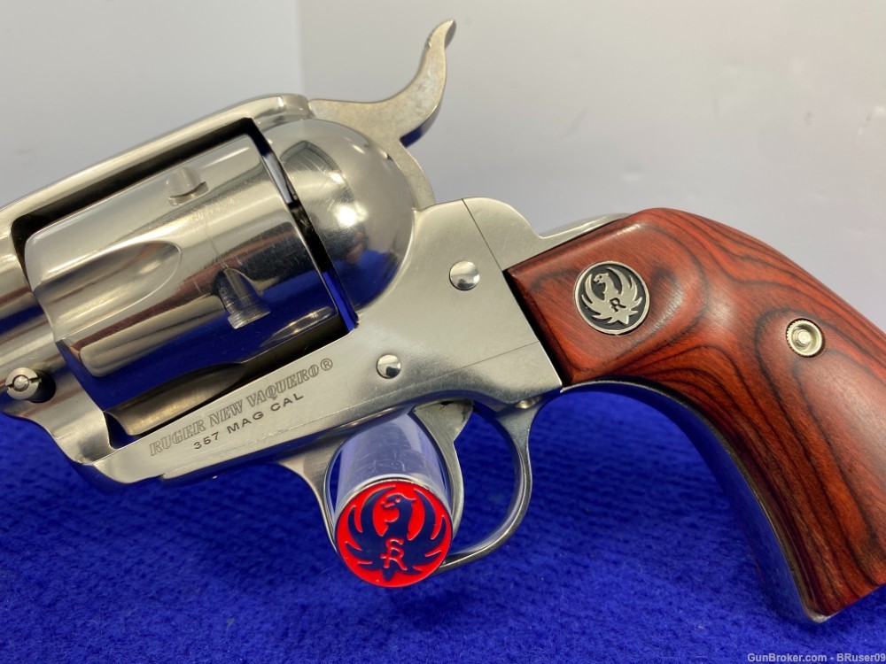 2018 Ruger New Vaquero .357 Mag 5 1/2" *STUNNING HIGH-GLOSS STAINLESS*-img-6