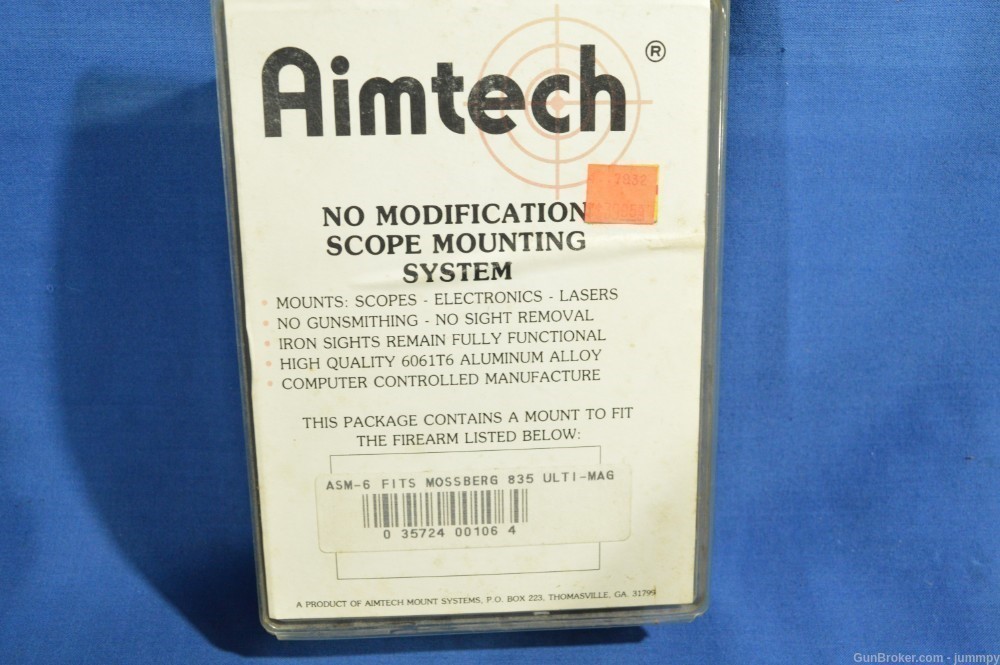 Aimtech ASM-6 Scope Saddle Mount for Mossberg 835 Ulti Mag-img-2