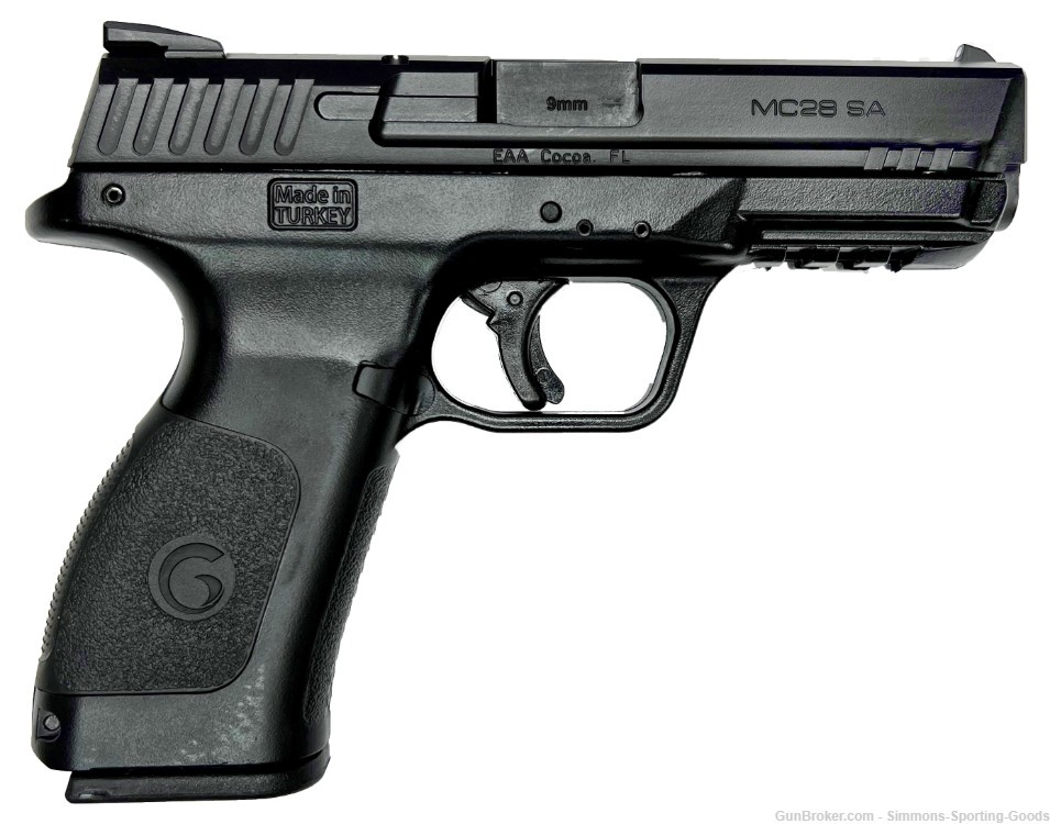 EAA Girsan MC28SA (390100) 4.25" 9mm 17Rd Semi Auto Pistol - Black-img-1