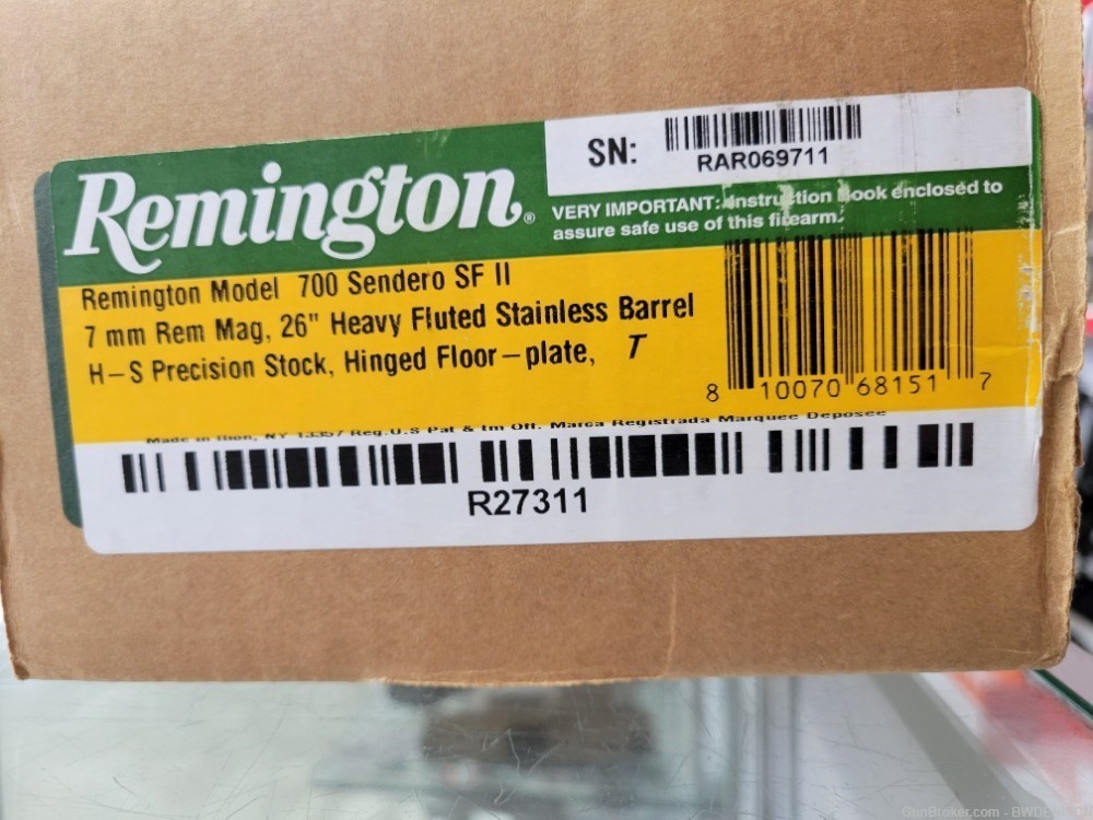 Remington 700 Sendero SF II 7mm Rem Mag R27311 26" Fluted Stainless 3+1-img-4