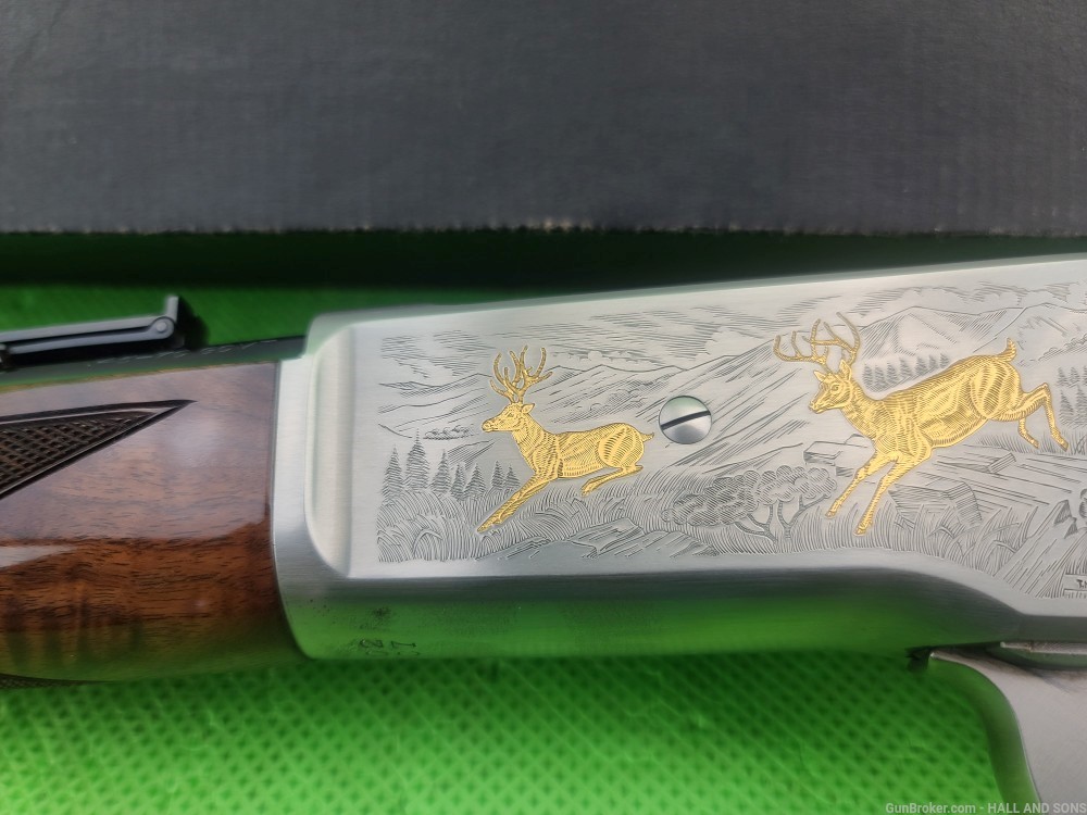 Browning 1886 * HIGH GRADE * 45-70 * 1 OF 3000 * GOLD ENGRAVED GAME SCENES -img-46