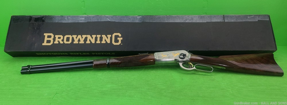 Browning 1886 * HIGH GRADE * 45-70 * 1 OF 3000 * GOLD ENGRAVED GAME SCENES -img-1