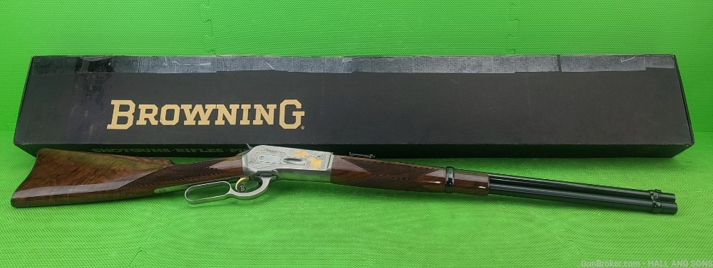 Browning 1886 * HIGH GRADE * 45-70 * 1 OF 3000 * GOLD ENGRAVED GAME SCENES -img-3