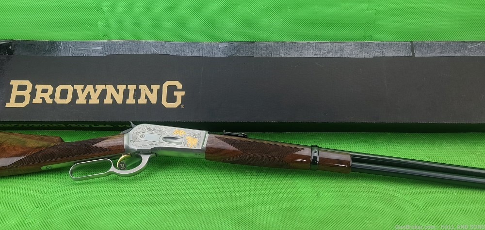 Browning 1886 * HIGH GRADE * 45-70 * 1 OF 3000 * GOLD ENGRAVED GAME SCENES -img-16