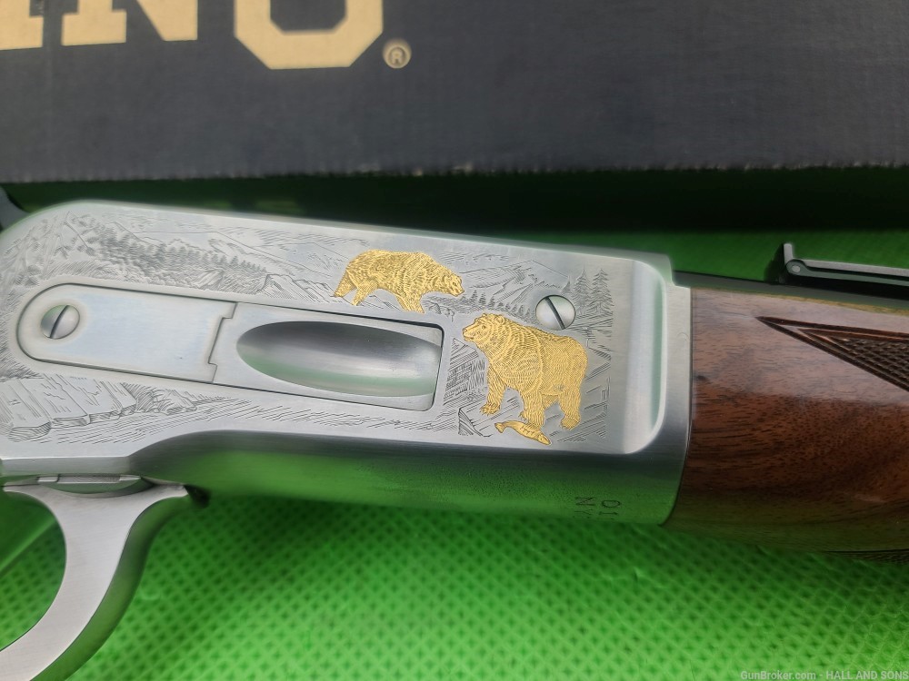 Browning 1886 * HIGH GRADE * 45-70 * 1 OF 3000 * GOLD ENGRAVED GAME SCENES -img-10