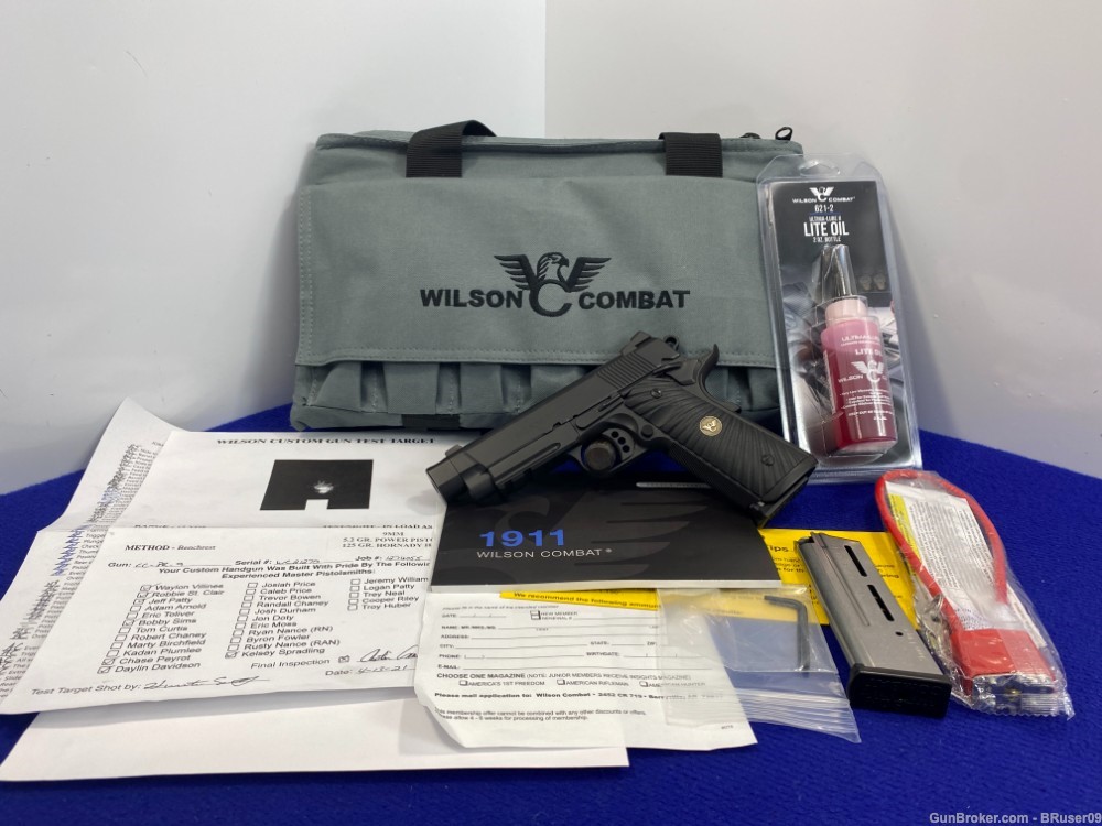 Wilson Combat Carry Comp Pro 9mm Black *ULTRA HIGH QUALITY CARRY 1911*-img-0