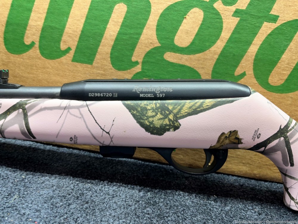 USED Remington 597 MO Pink Camo in .22 LR with 20" Brl Holds 10 Rnds!!-img-8