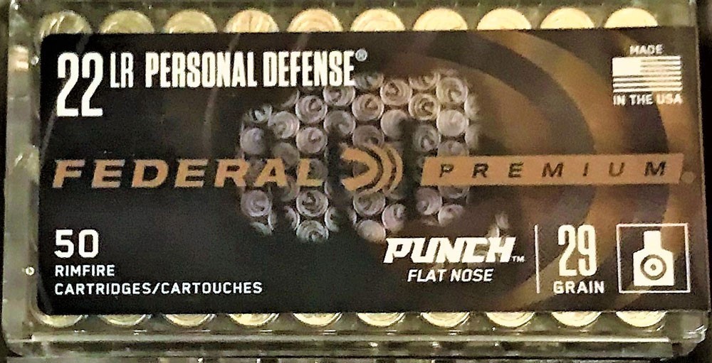 22 LR Federal PUNCH Personal Defense NICKEL Cased PUNCH 100 Rounds-img-2
