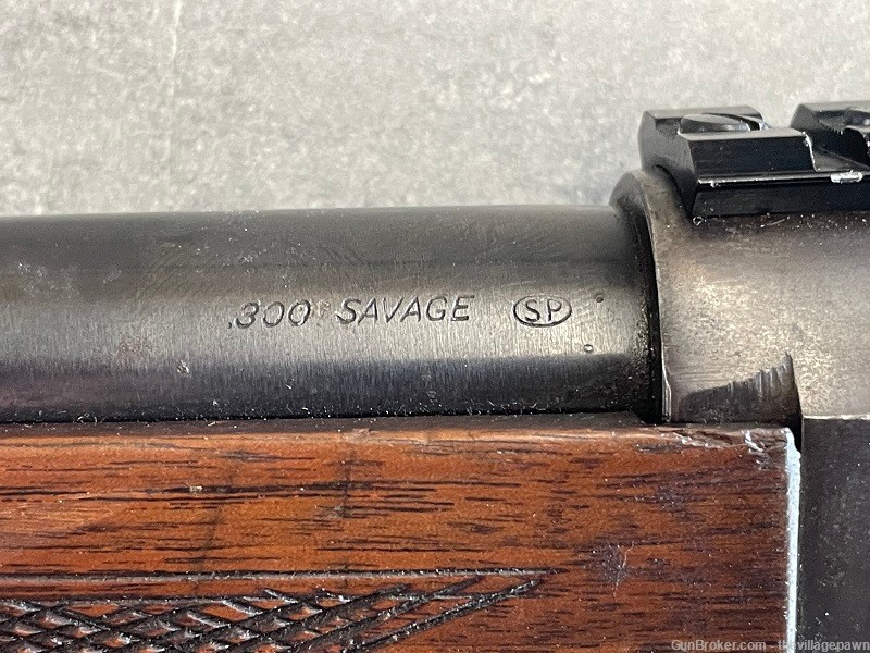 1950 Savage Model 99 .300 Savage Rifle W/Lyman Sight-img-10
