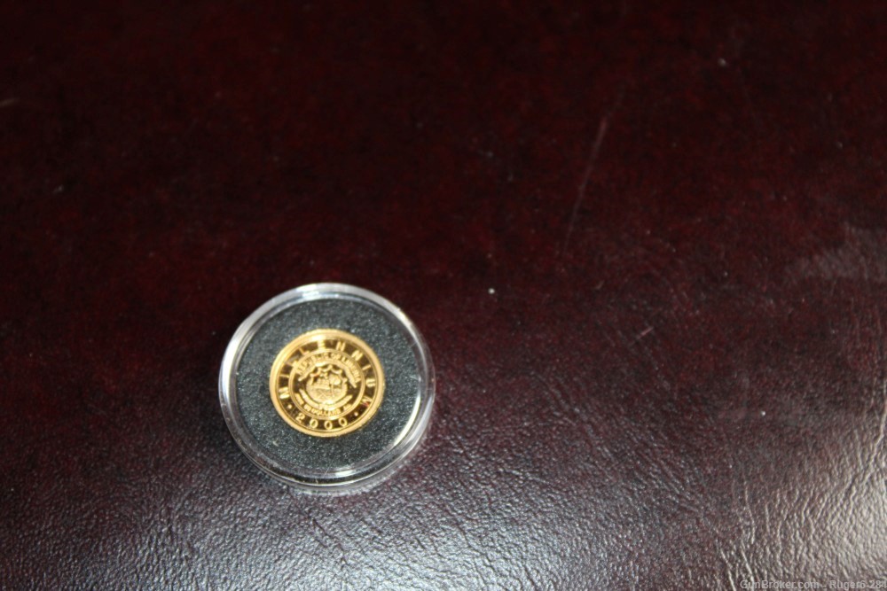 1/10 oz .9999 GOLD American Quarter Horse Coin Republic of Liberia  2000 -img-1