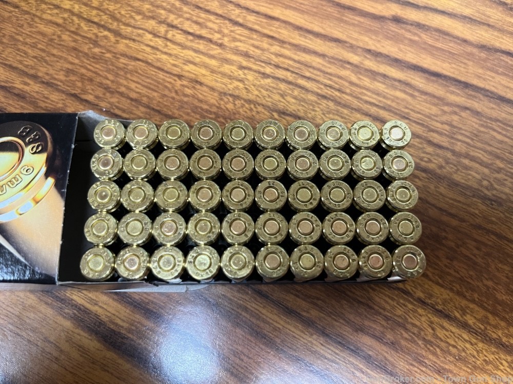 Sellier & Bellot 9mm 115Grain FMJ 1000 Round Case #SB9A-img-2