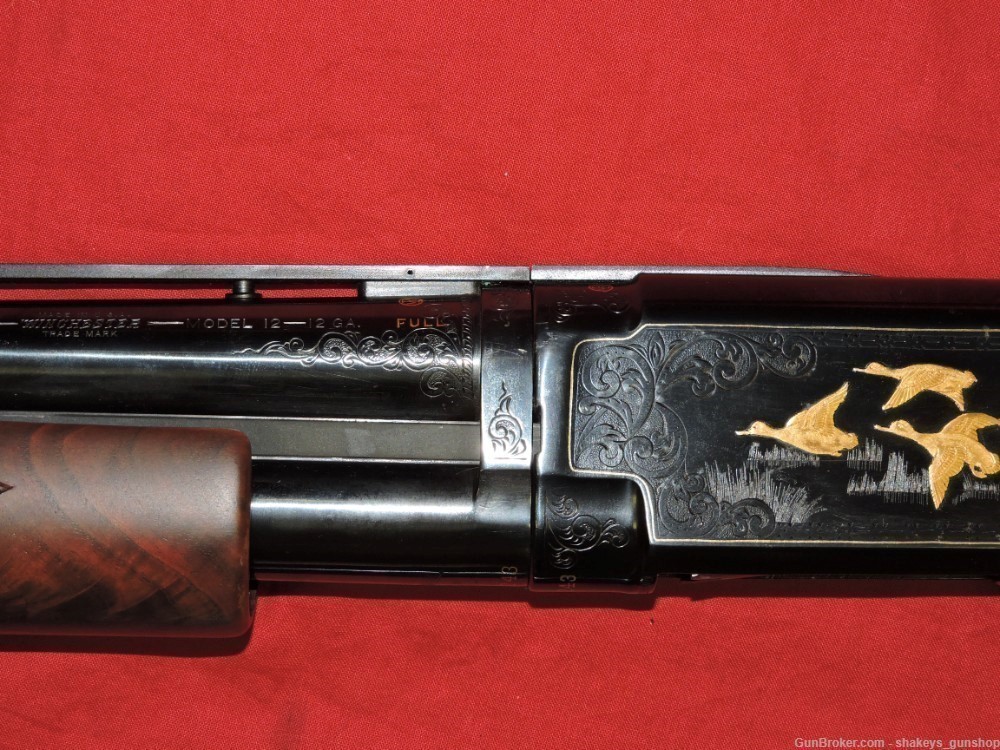 Winchester Model 12 12ga Pigeon Grade 3 barrel Set Rare J. L. Salerno-img-8