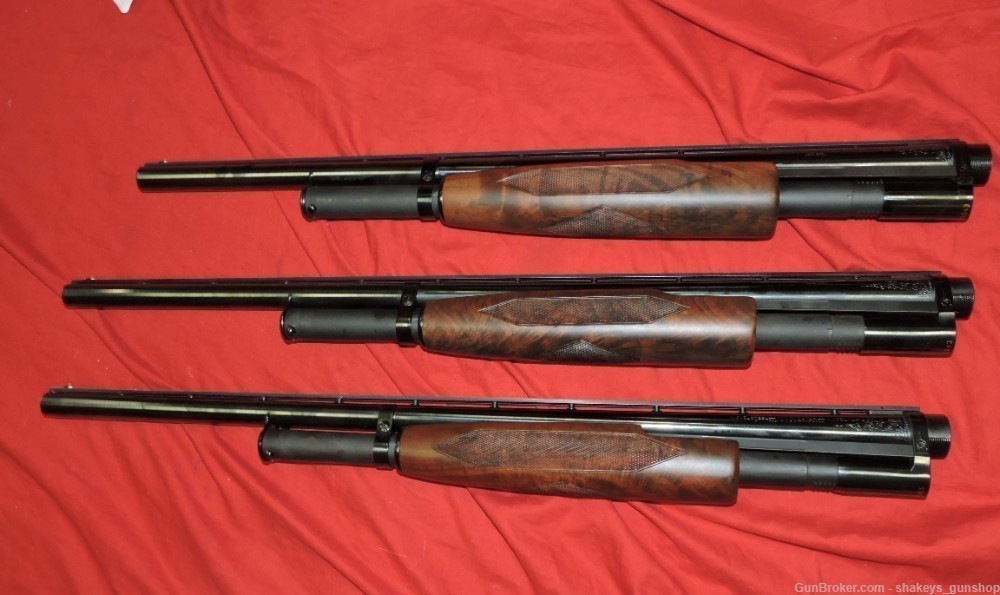 Winchester Model 12 12ga Pigeon Grade 3 barrel Set Rare J. L. Salerno-img-28