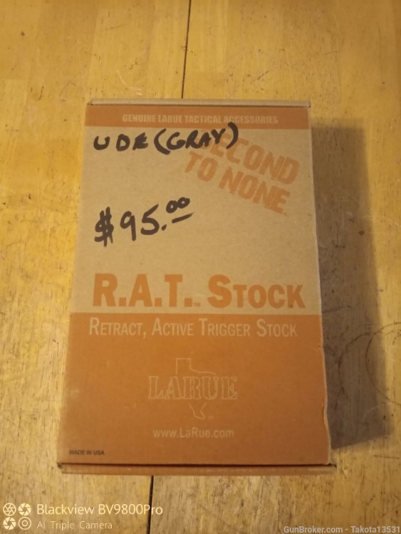 LaRue R.A.T AR-15 Stock in Box (Gray/UDE) -img-0