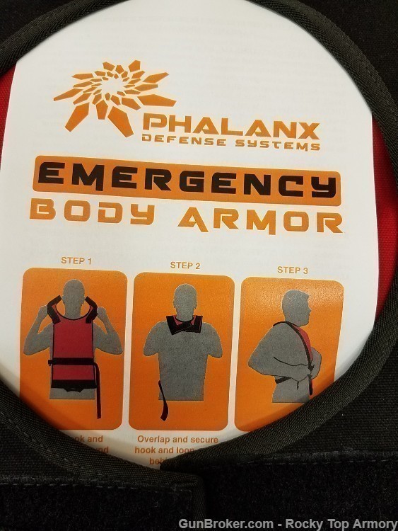 PHALANX EMERGENCY BODY ARMOR NIB-img-1