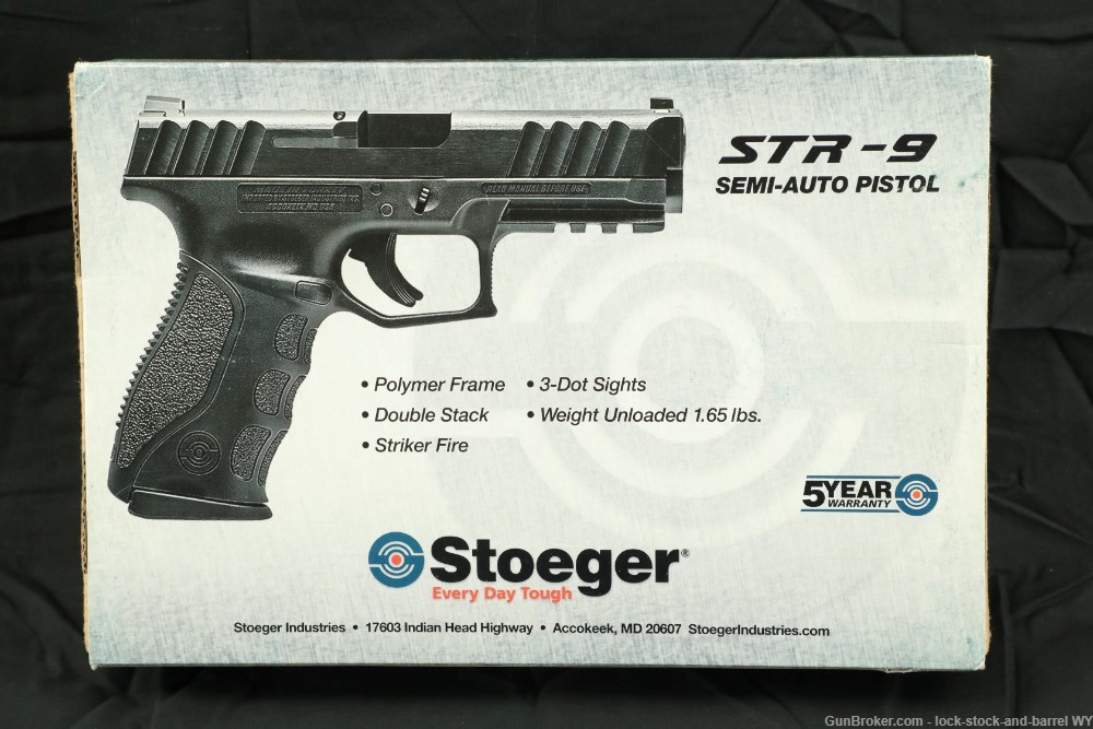 Stoeger STR-9C 3.75” Barrel in 9mm Parabellum Semi Auto Pistol W/ Box-img-36