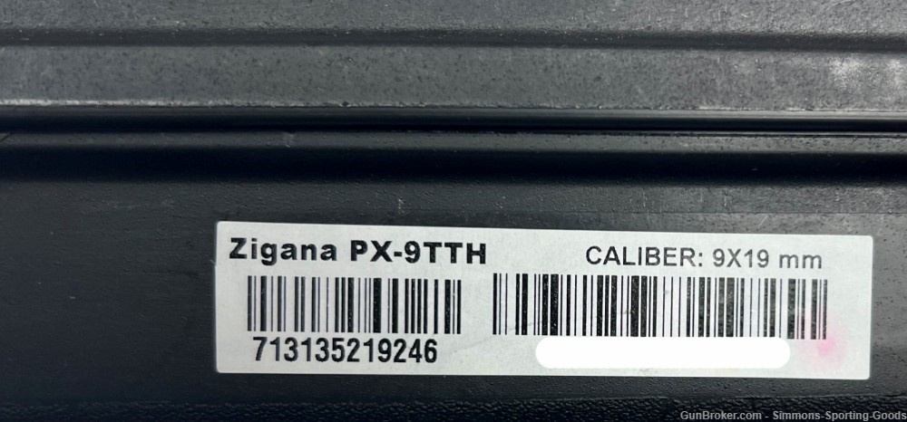 SDS Imports Zigana PX-9 Gen3 (PX-9TTH) 5.1" 9mm 18Rd/20Rd Semi Auto Pistol-img-5