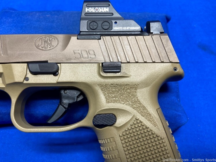 FN 509 Tactical 9MM Night Sights FDE-img-11