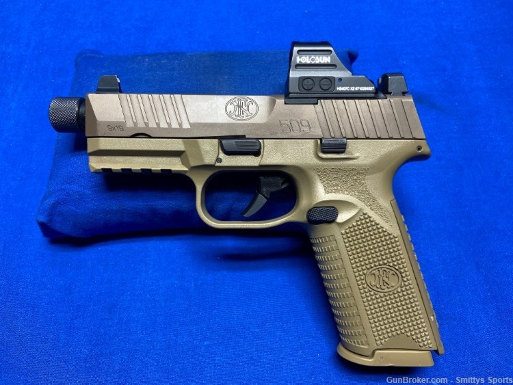 FN 509 Tactical 9MM Night Sights FDE-img-1