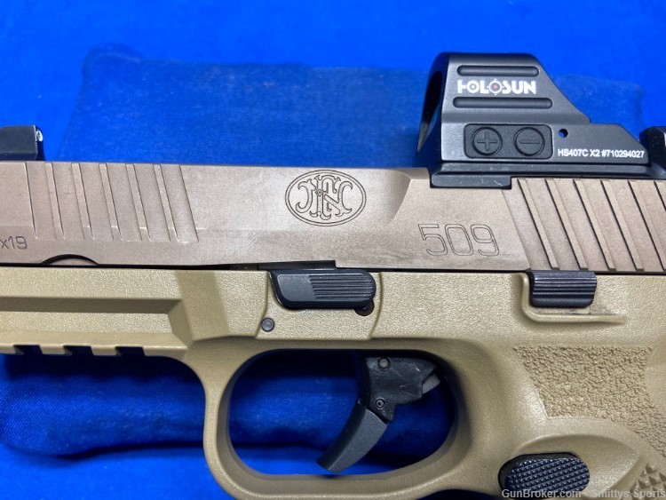 FN 509 Tactical 9MM Night Sights FDE-img-14