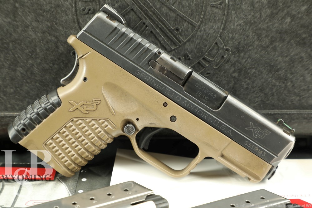 Springfield Armory XDS-40 S&W 3.3” Semi-Auto Striker Fired Pistol w/ Case-img-0