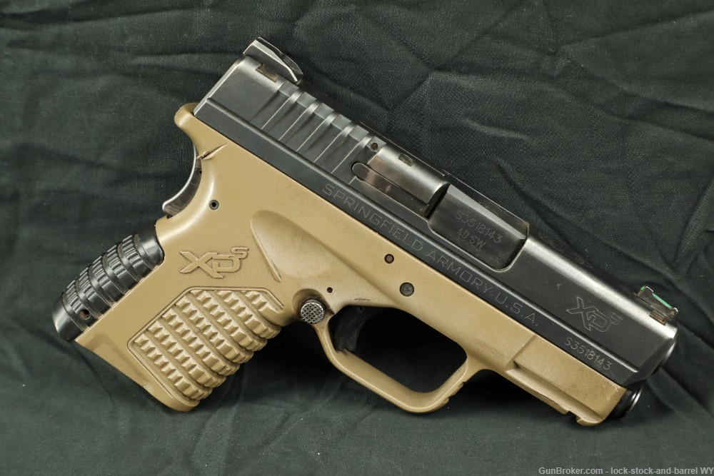Springfield Armory XDS-40 S&W 3.3” Semi-Auto Striker Fired Pistol w/ Case-img-3