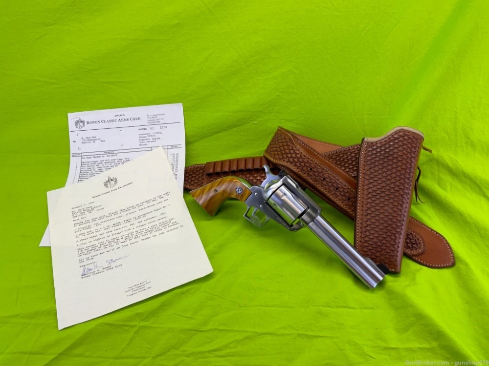 Vintage Early Bowen Classic Arms Ruger 445 Maximum 1992 Built With Receipts-img-0