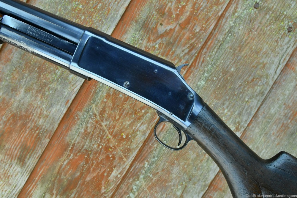 SCARCE, ANTIQUE Winchester Model 1897 Shotgun - 12 GA-img-4