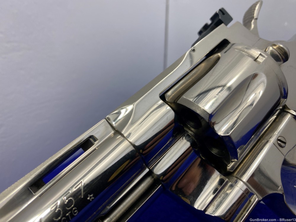 1975 Colt Python .357 Mag 4" -GORGEOUS NICKEL MODEL- Stunning Snake Example-img-16
