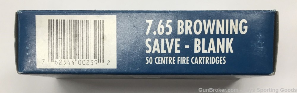 FIOCCHI - 32 ACP (7.65 BROWNING SALVE) - BLANK - 50 RDS - $10.00-img-1