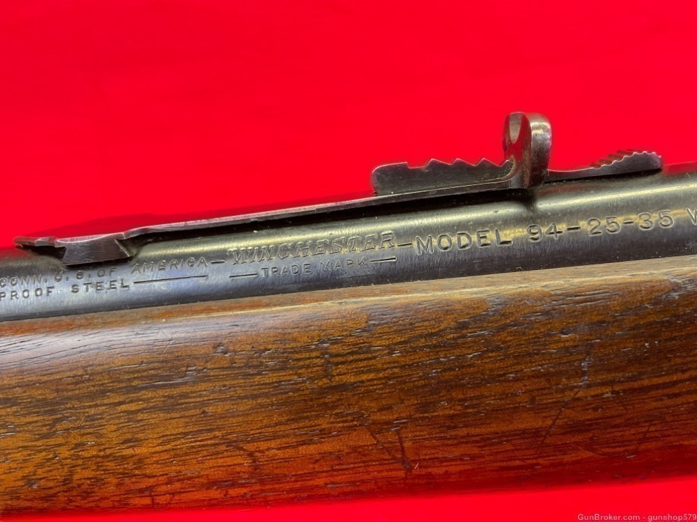 Winchester Model 94 War Time Flat Band Carbine 25-35 WCF 1943-48 C&R Curio-img-21