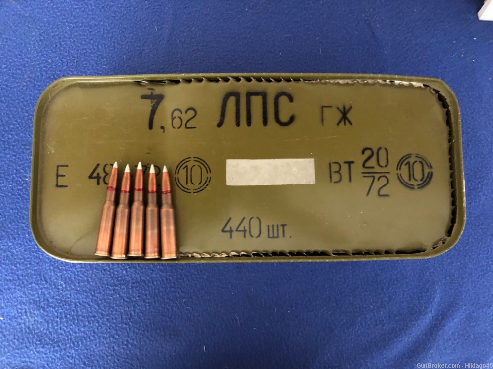 7.62x54R silvertip & incendiary  Mil Surplus Ammunition-img-0